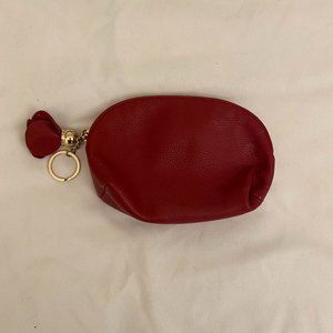 Forever 21 Small Red Beauty Pouch Very Good Condition